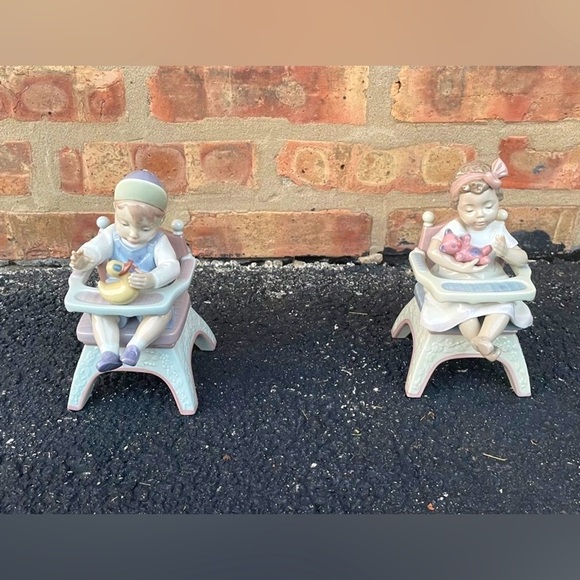 Lladro Little Bear and RARE Little Duck figurines